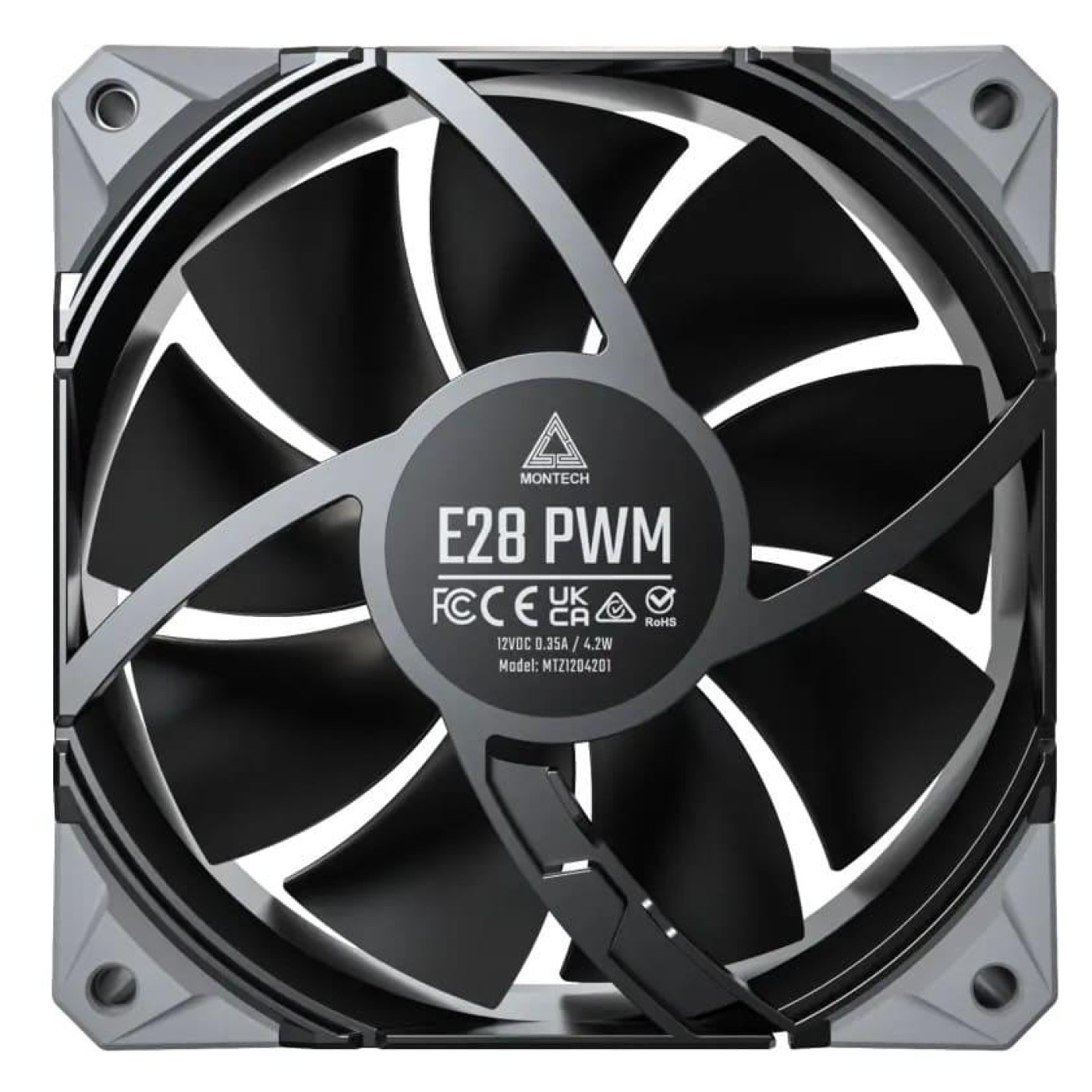 Комплект вентиляторjв MONTECH E28 120MM PWM 3 PACK (B) (E28 3 PACK (B))