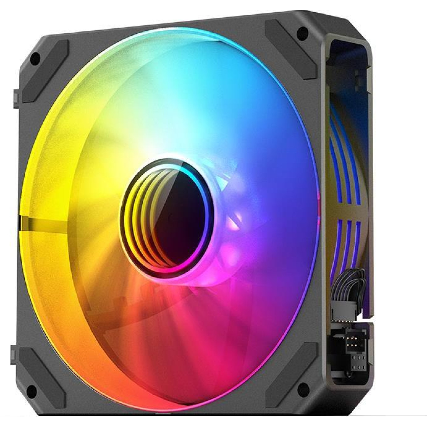 Вентилятор Jonsbo ZG-120BR (3in1) Black (120mm, 500-1500RPM, 36.8dB, 4pin) (ZG-120BR Black)