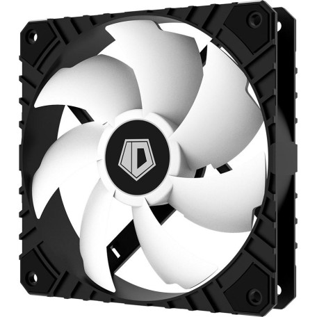 Вентилятор ID-Cooling WF-12025-SD-W, 120x120x25мм, 3-pin, черний с белим (WF-12025-SD-W) Б/в