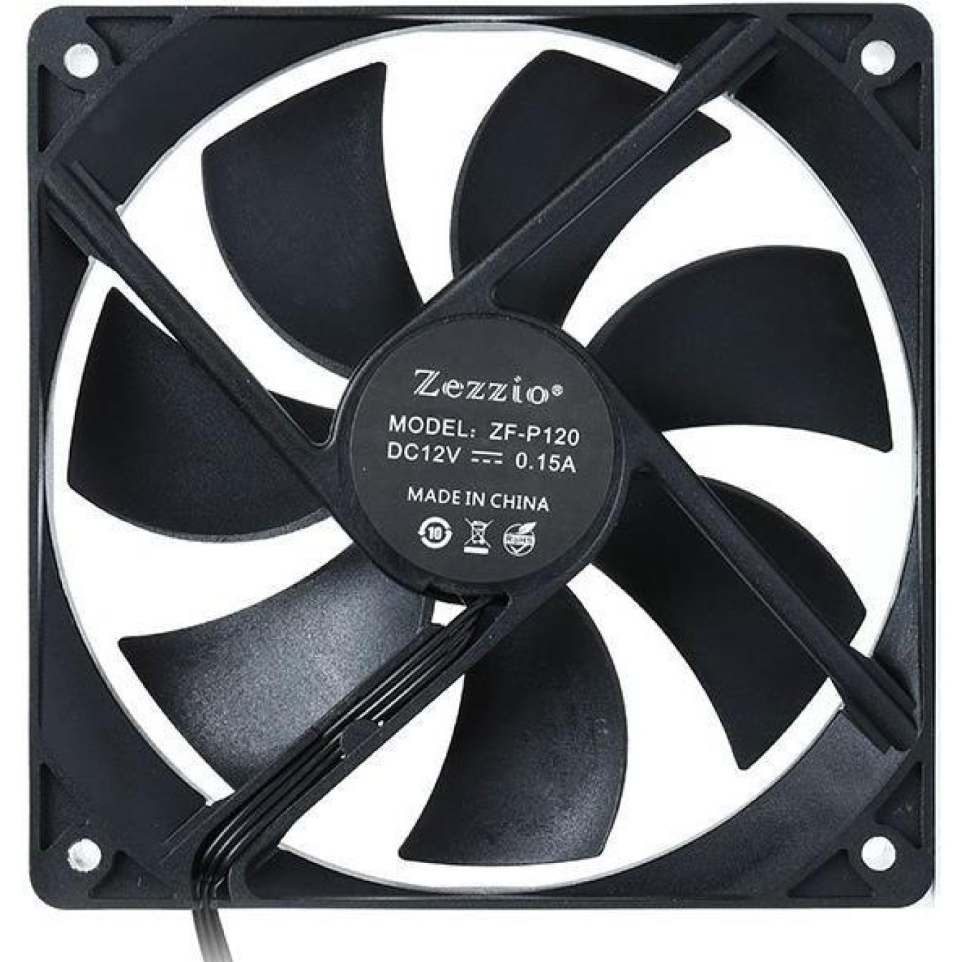 Вентилятор Zezzio ZF-P120 2 Pin 120 мм (ZF-P120 2pin)