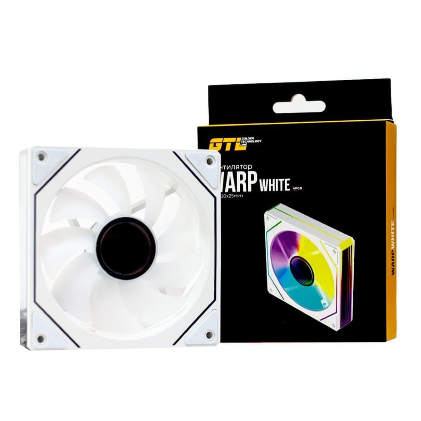 Вентилятор GTL Warp 120 мм White (GTL-120WL1W ARGB)