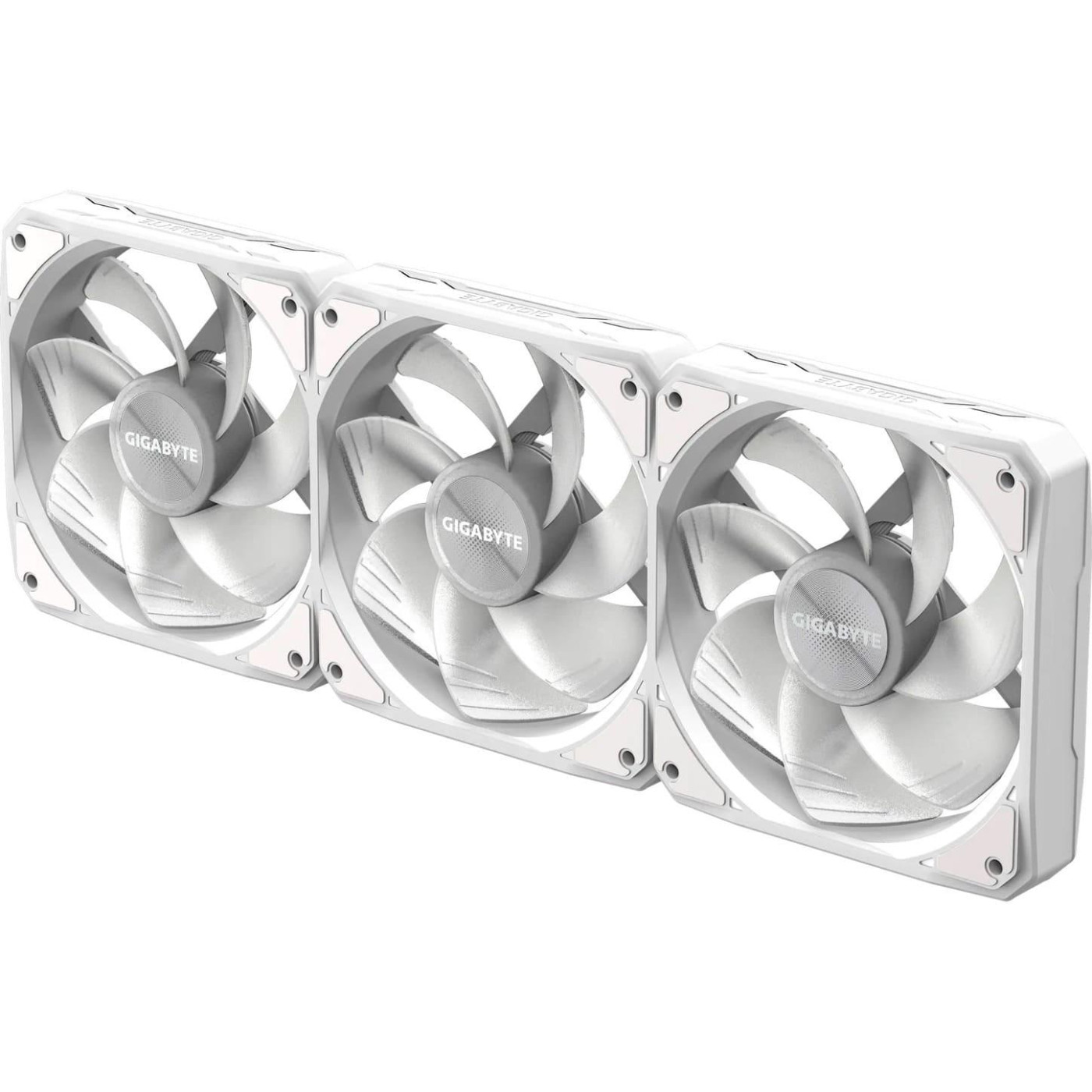 Комплект вентиляторів Gigabyte EZ CHAIN RVS FAN 120 3-Pack White (GP-GBT EZRVSFAN1203 ICE)