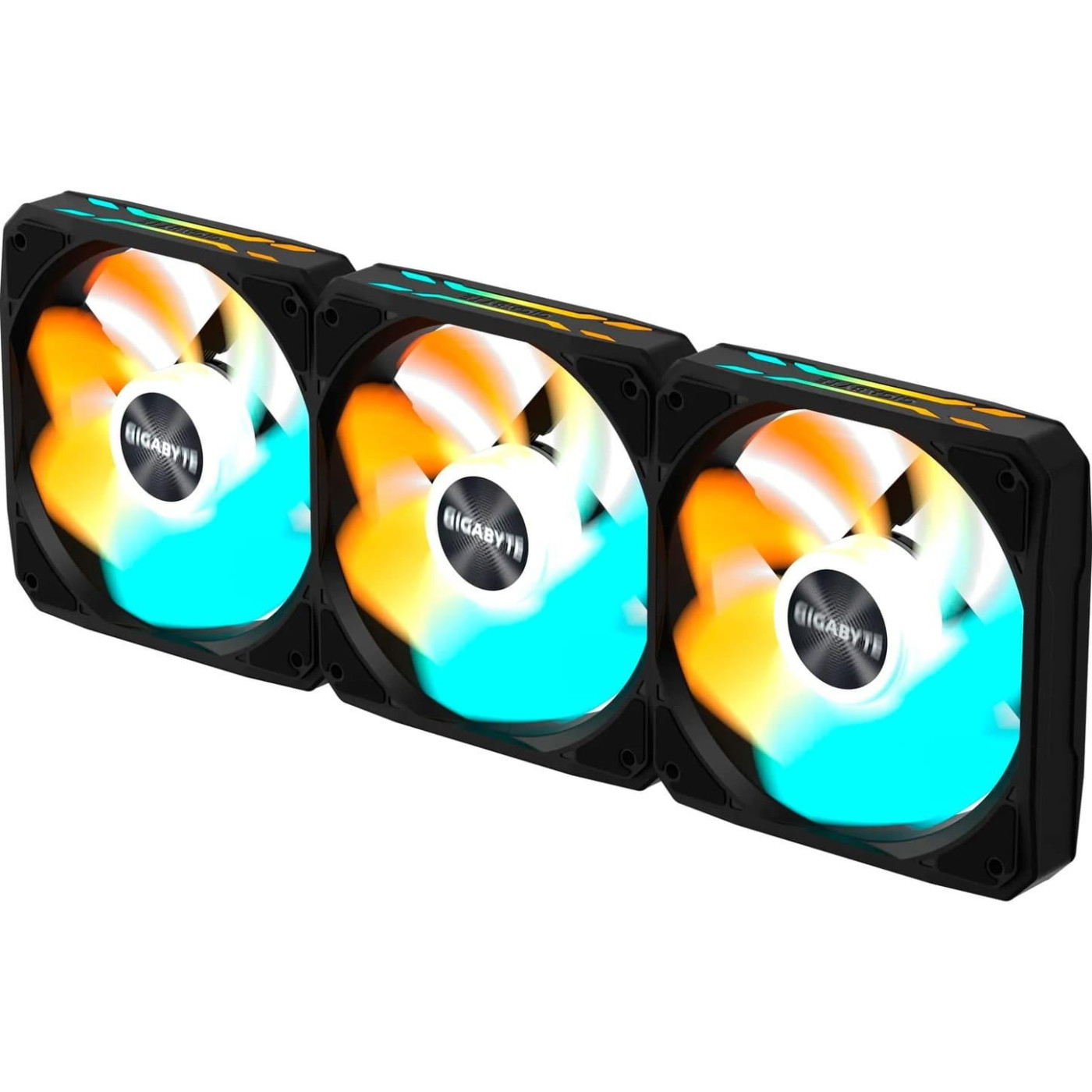 Комплект вентиляторів Gigabyte EZ CHAIN RVS FAN 120мм 3-Pack Black (GP-GBT EZRVSFAN1203)