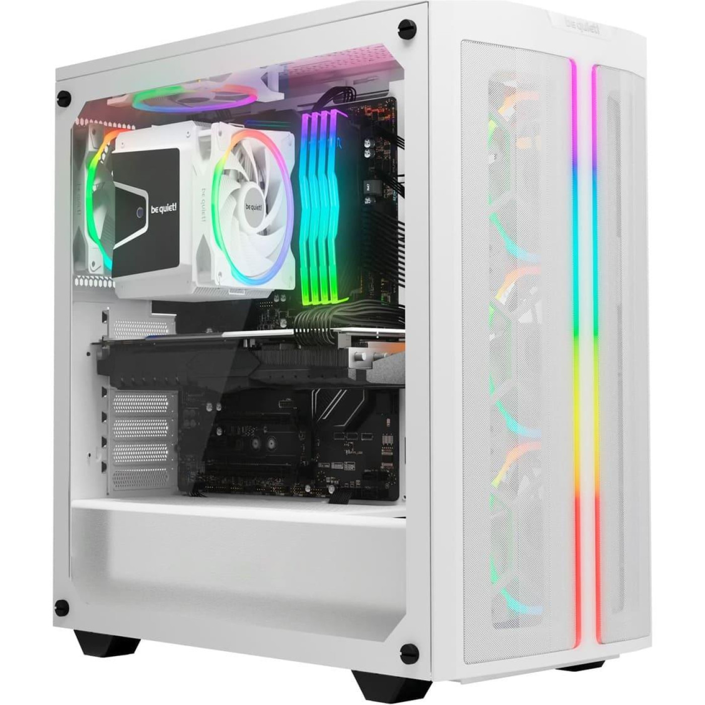 Комплект вентиляторів Be quiet! LIGHT WINGS WHITE 140mm PWM Triple Pack (BL102)