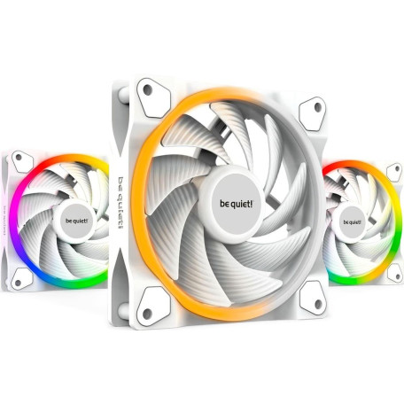 Комплект вентиляторів Be quiet! Light Wings White 120mm PWM high-speed, в комплекті 3 шт. (BL101)
