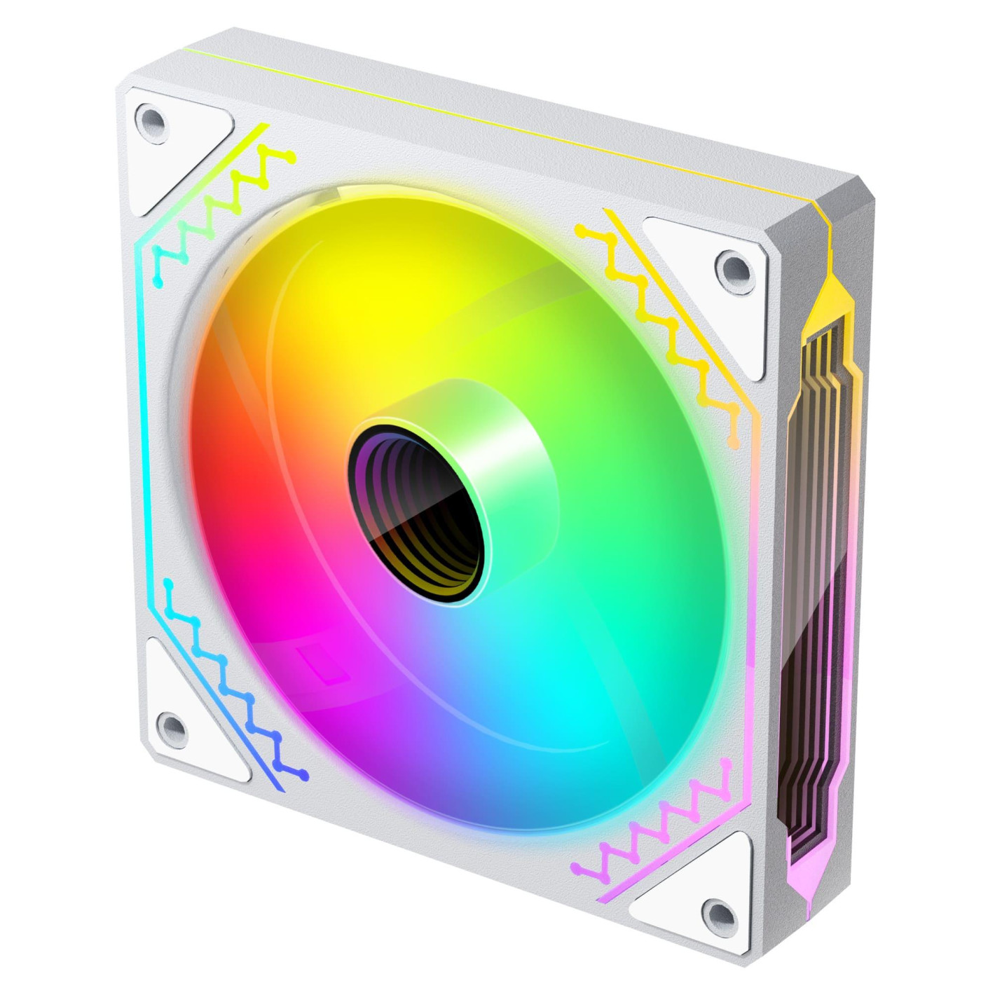 Вентилятор Coolmoon 120мм CM-W12-W Reverse (CM-W12-W-R) White