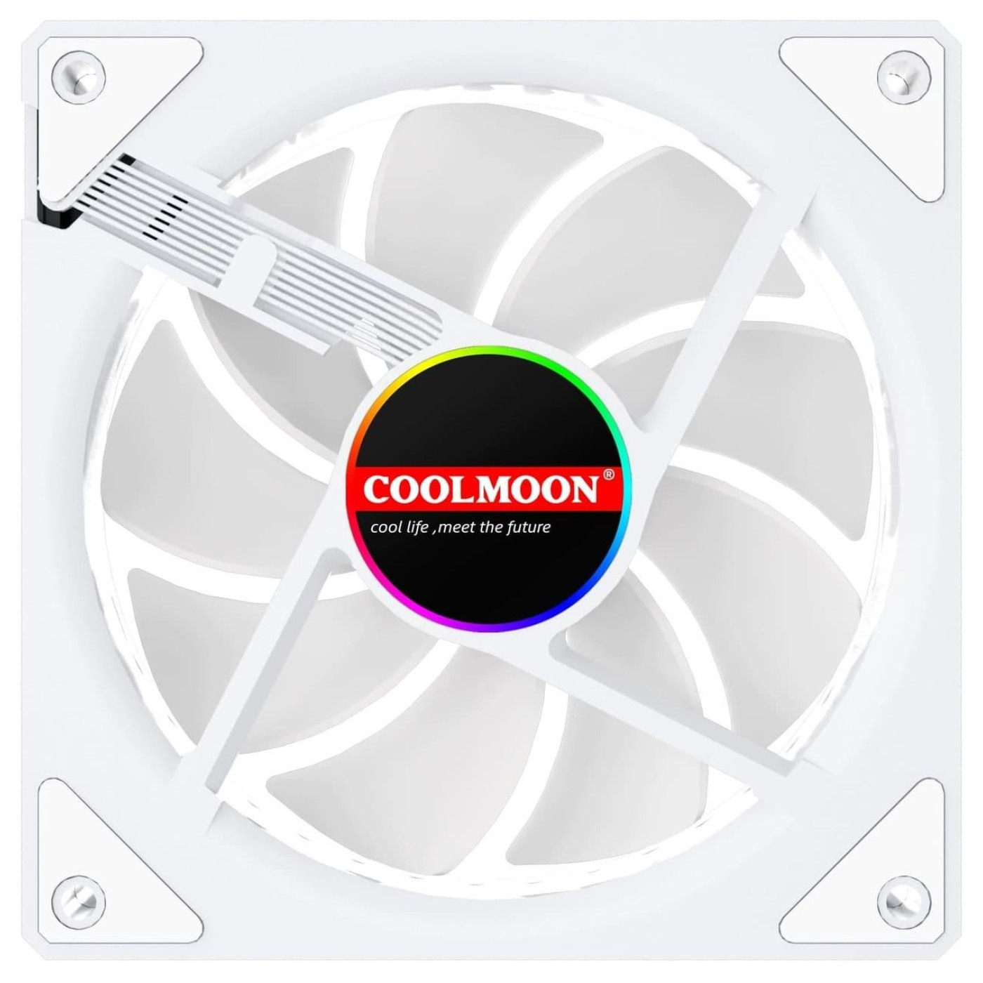 Вентилятор Coolmoon 120мм CM-W12-W Reverse (CM-W12-W-R) White