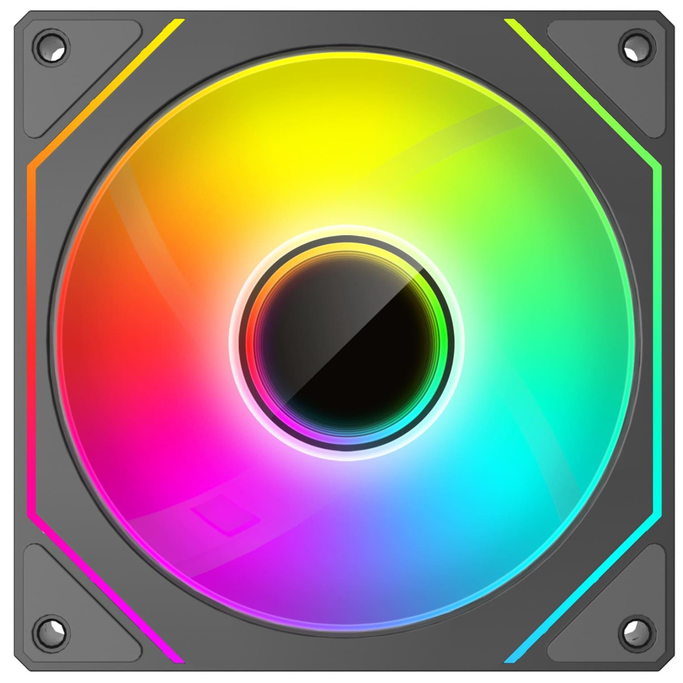 Вентилятор Coolmoon 120мм CM-5PRO-B-F Forward (CM-5PRO-B-F) Black