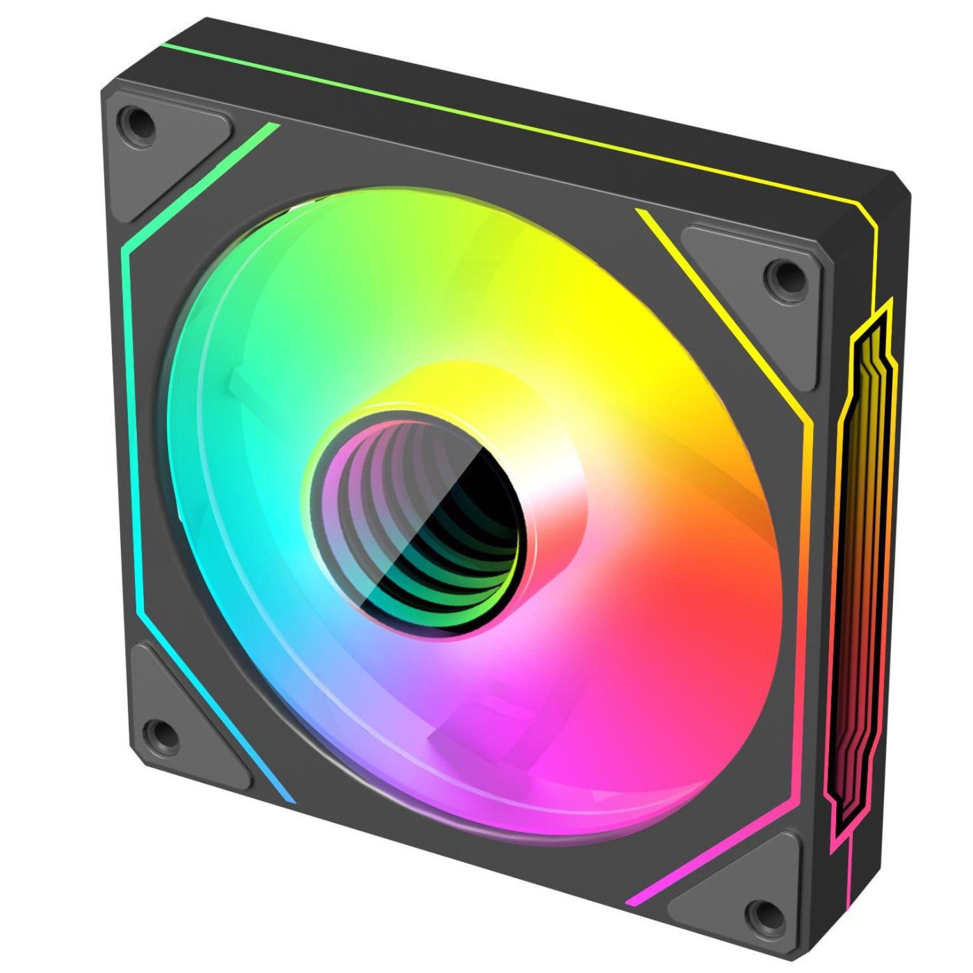 Вентилятор Coolmoon 120мм CM-5PRO-B-F Forward (CM-5PRO-B-F) Black