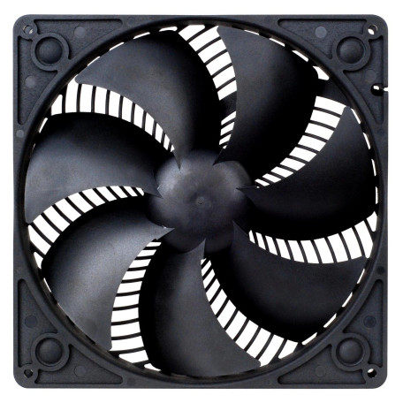 Вентилятор SilverStone Air Penetrator AP181, 180мм, чорний (SST-AP181)