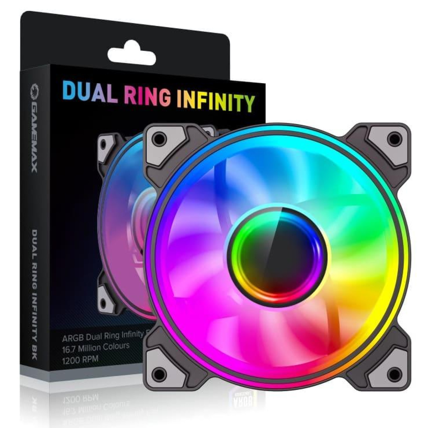 Вентилятор GameMax Dual Ring Infinity BK (Dual Ring Infinity BK)