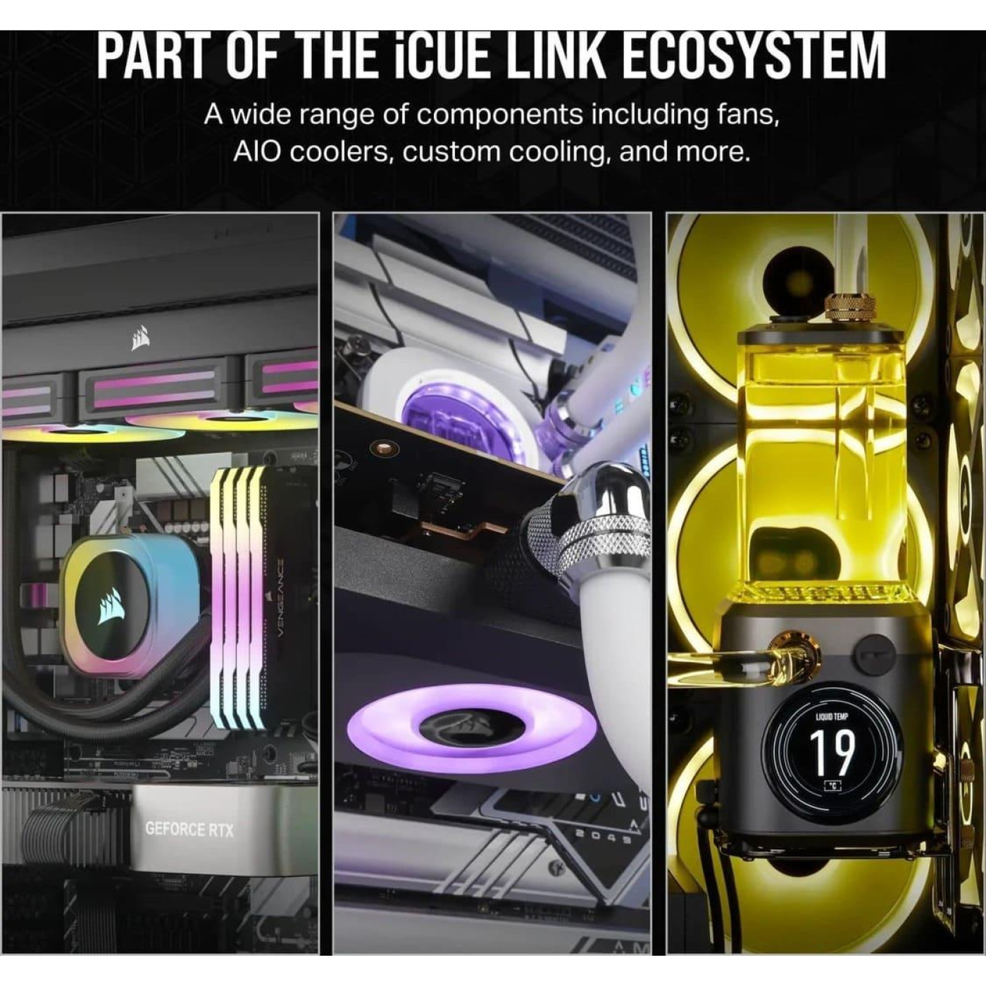 Вентилятор Corsair iCUE Link RX120 RGB PWM (CO-9051017-WW) Б/у