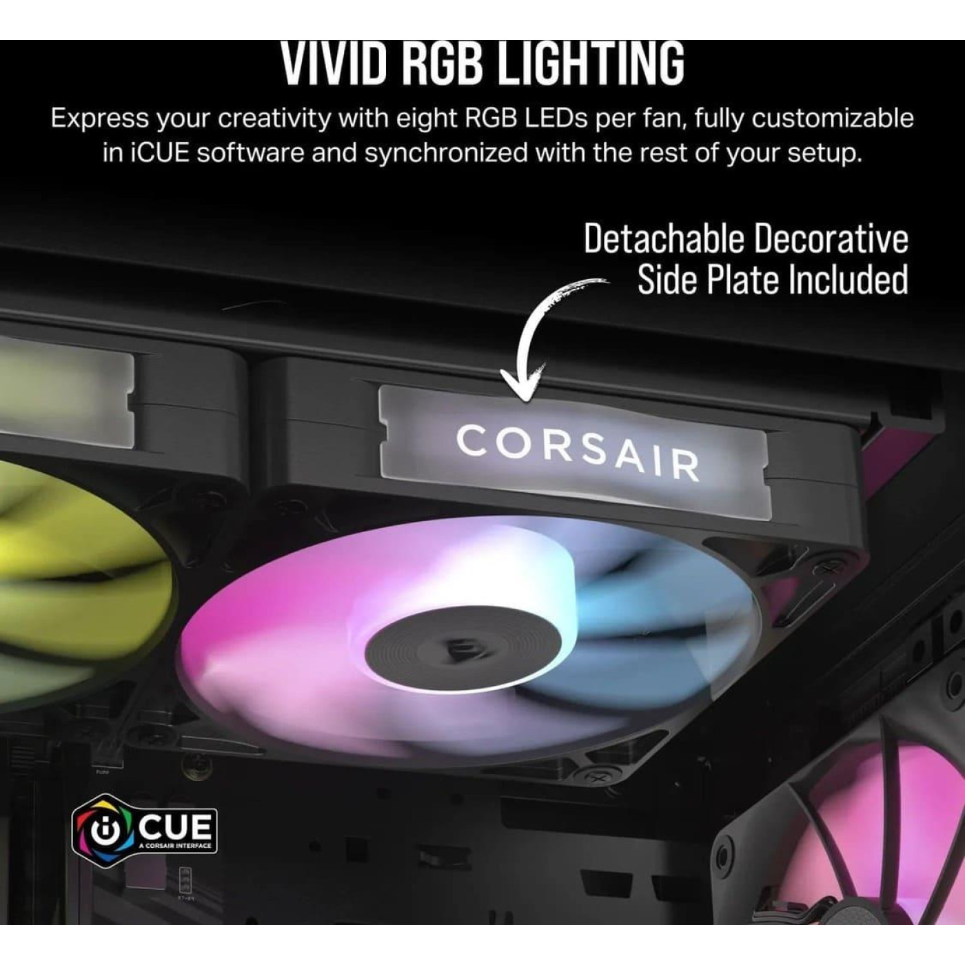 Вентилятор Corsair iCUE Link RX120 RGB PWM Triple Pack (CO-9051018-WW) Б/у