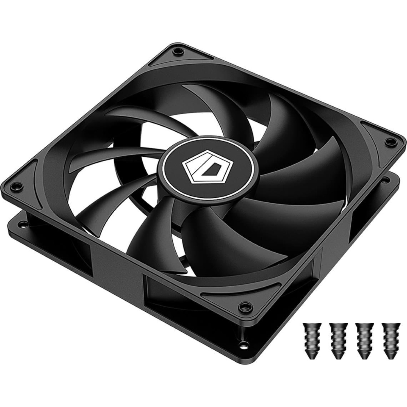 Вентилятор ID-Cooling FL-12025K, 120 x 120 x 25мм, 3-pin, черний (FL-12025K)