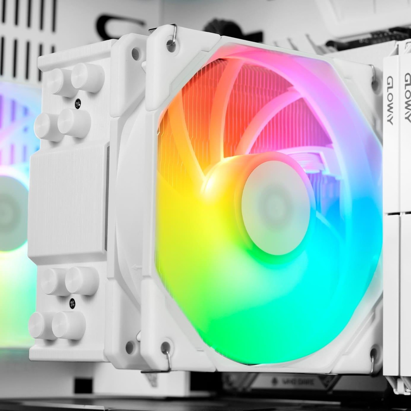 Вентилятор ID-Cooling TF-12025-PRO ARGB REVERSE WHITE (TF-12025-PRO ARGB REVERSE WHITE)