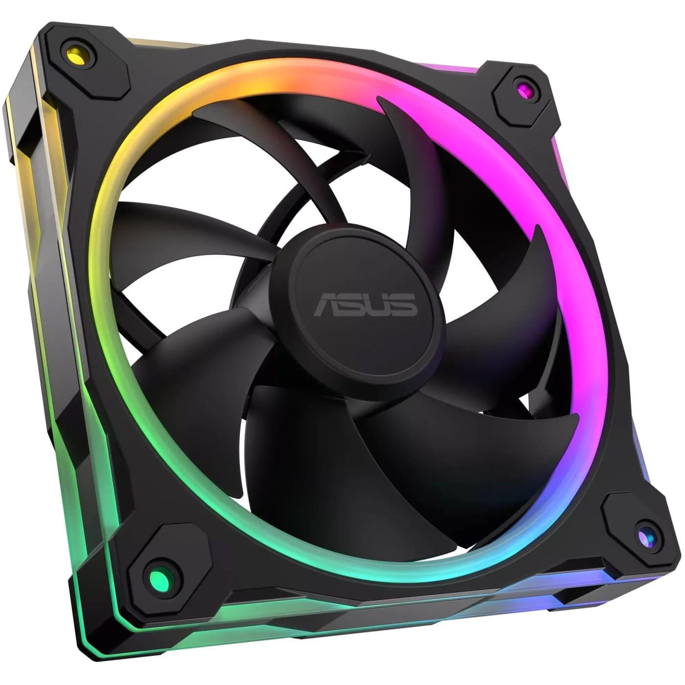 Комплект вентиляторів ASUS PRIME MR120 ARGB BLACK 3IN1 (90DA00I0-B09020)