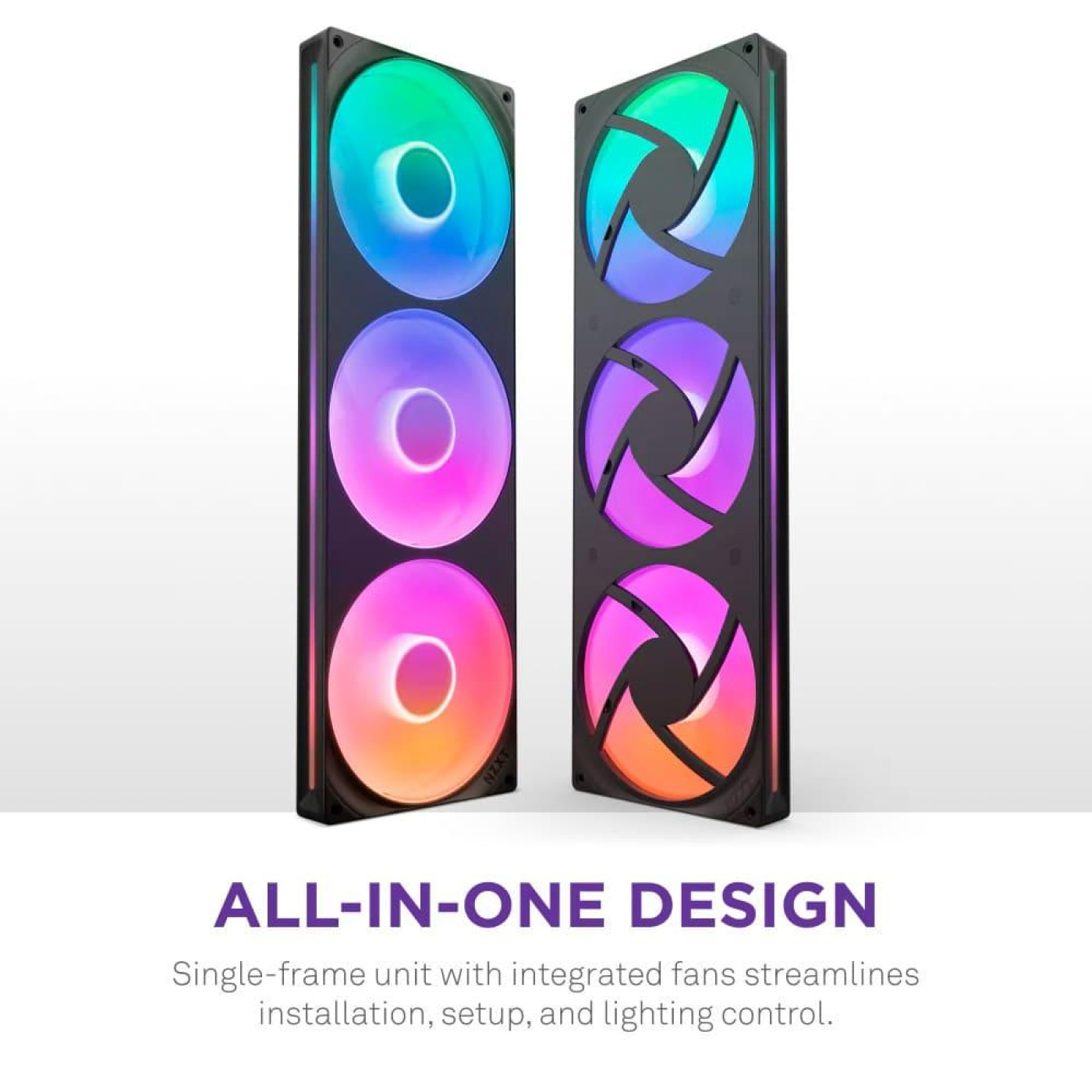 Вентилятор NZXT F420 RGB Core Fan Single Frame Black (RF-U42HF-B1)