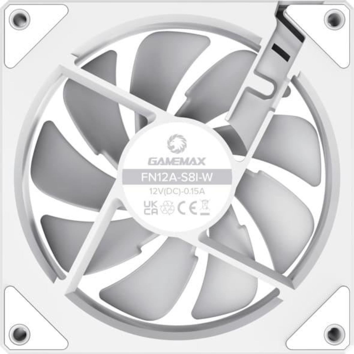 Вентилятор GameMax FN12A-S8I-W White (FN12A-S8I-W) Б/в