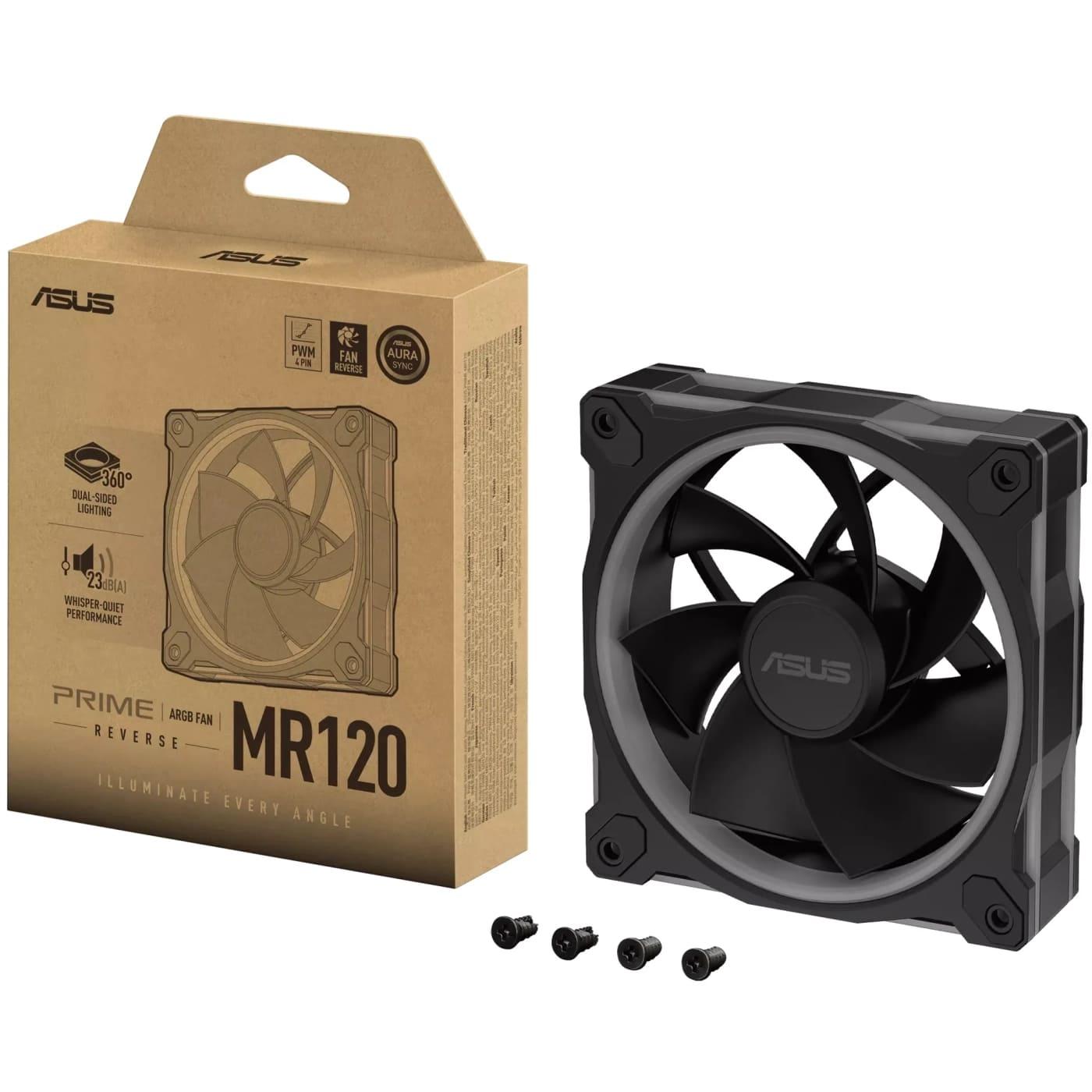 Вентилятор ASUS PRIME MR120 REVERSE ARGB BLACK (90DA00L0-B09000)