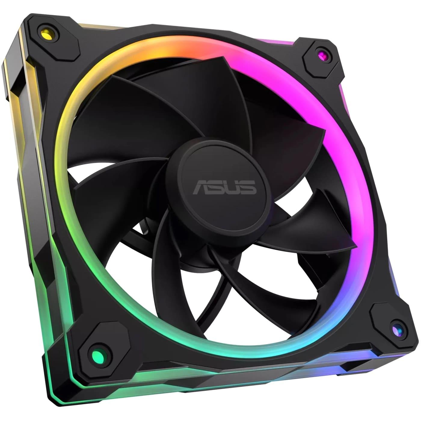 Комплект вентиляторів ASUS PRIME MR120 REVERSE ARGB BLACK 3IN1 (90DA00L0-B09020)