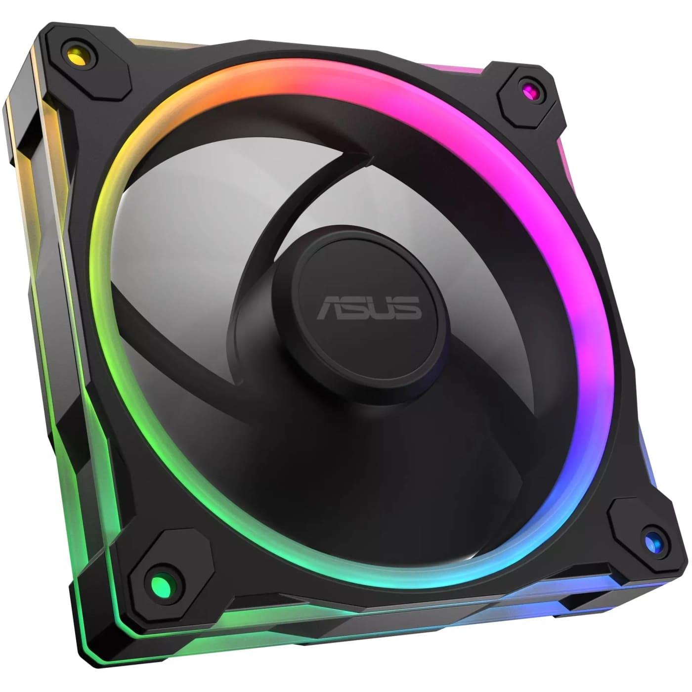 Комплект вентиляторів ASUS PRIME MR120 REVERSE ARGB BLACK 3IN1 (90DA00L0-B09020)
