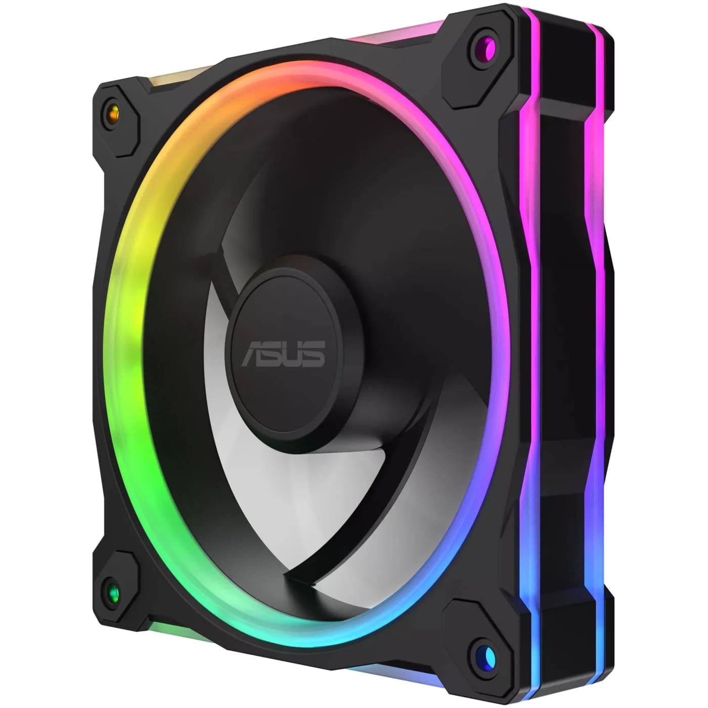 Комплект вентиляторів ASUS PRIME MR120 REVERSE ARGB BLACK 3IN1 (90DA00L0-B09020)