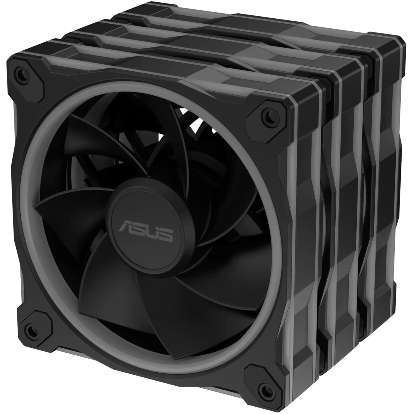 Комплект вентиляторів ASUS PRIME MR120 REVERSE ARGB BLACK 3IN1 (90DA00L0-B09020)