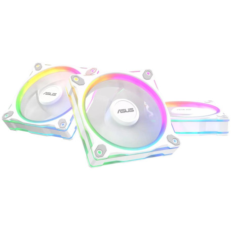 Комплект вентиляторів ASUS PRIME MR120 REVERSE ARGB WHITE 3IN1 (90DA00L3-B09020)