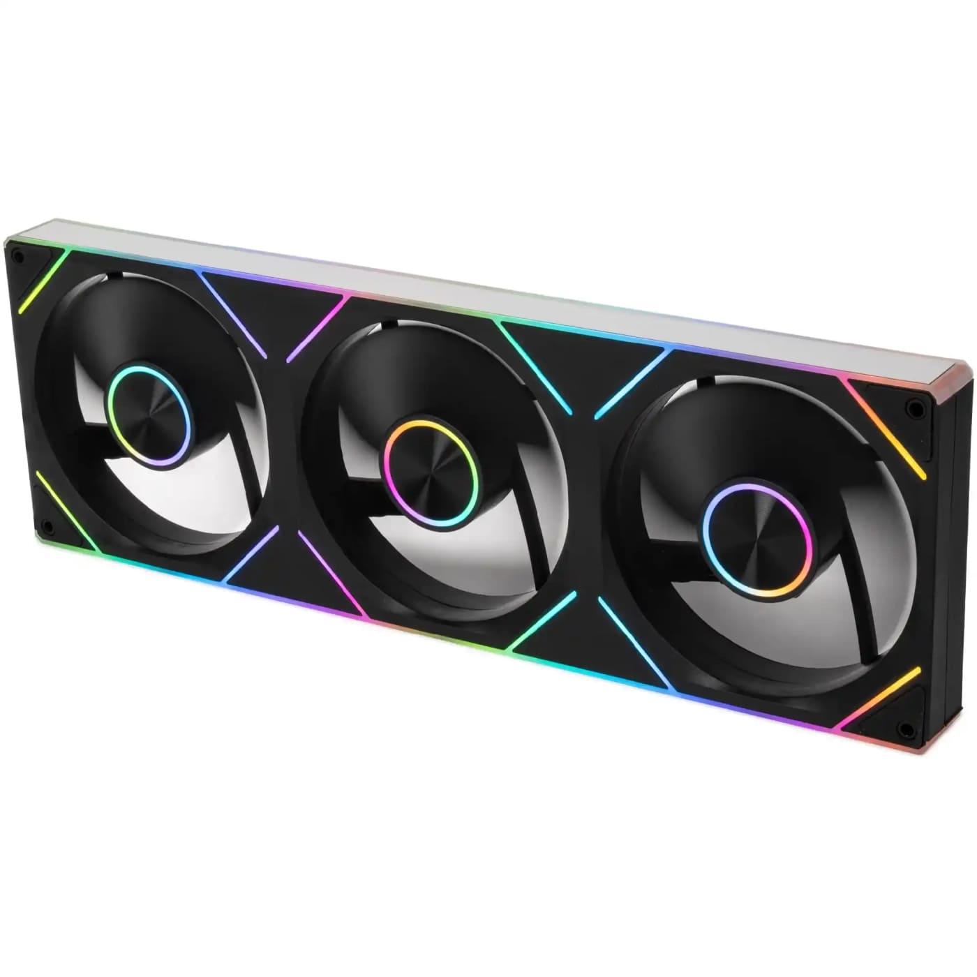 Вентилятор QUBE ZG-360 3in1 ARGB PWM Black (ZG-360 Black)