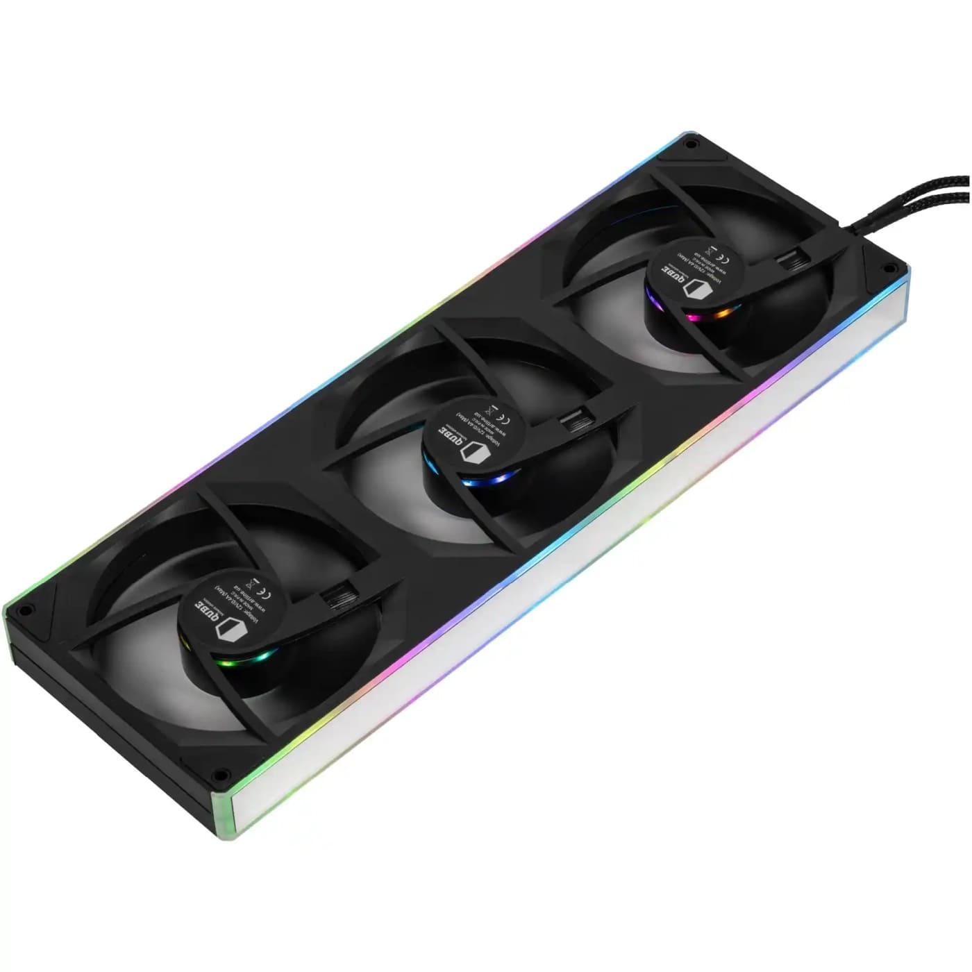 Вентилятор QUBE ZG-360 3in1 ARGB PWM Black (ZG-360 Black)