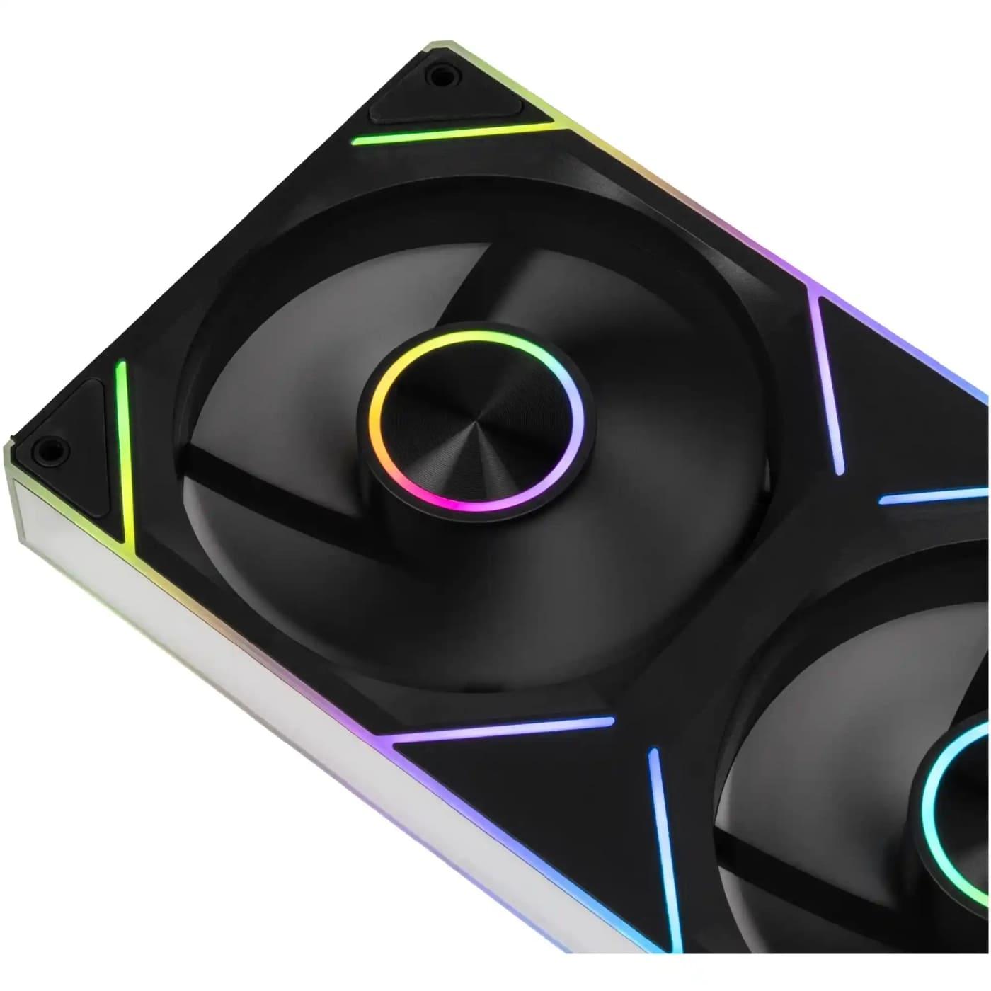 Вентилятор QUBE ZG-360 3in1 ARGB PWM Black (ZG-360 Black)