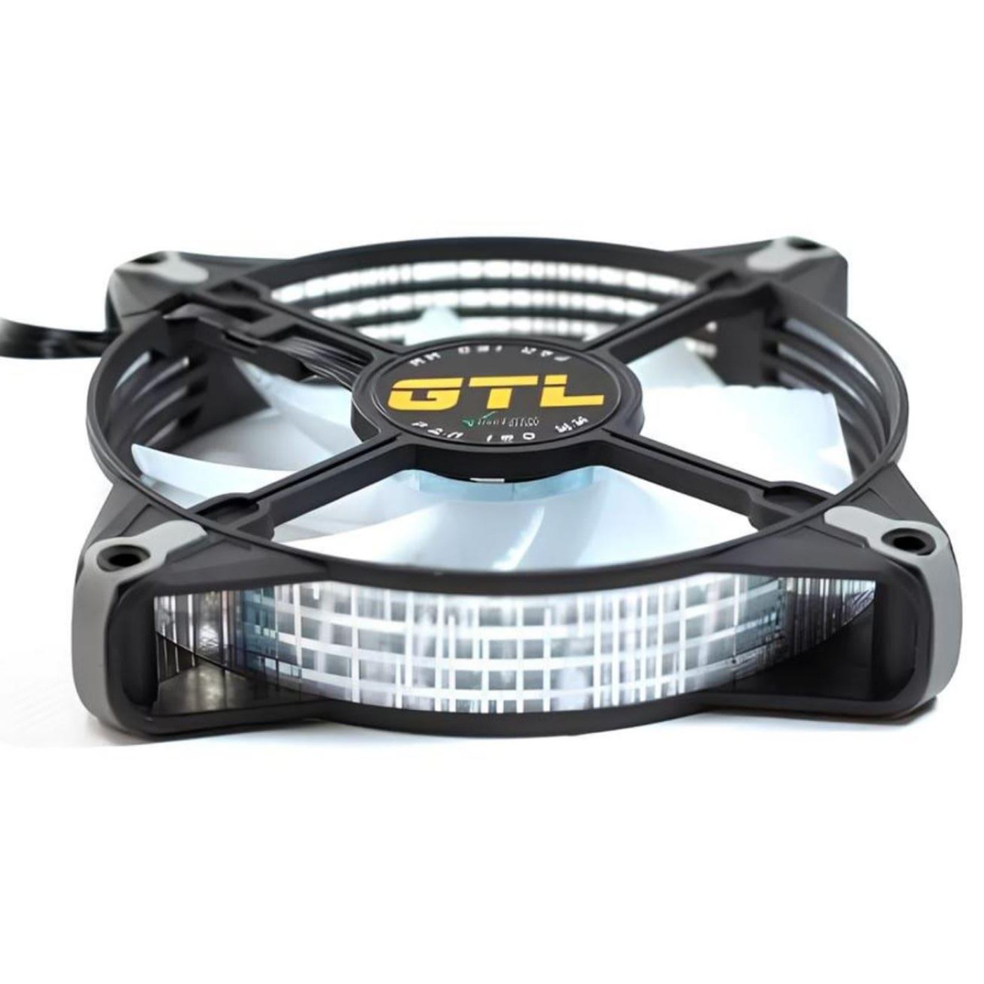 Вентилятор GTL 120 мм Multicolor B1, Black/White (GTL-120LMCB1P ARGB)
