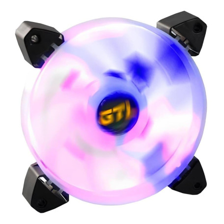 Вентилятор GTL 120 мм Multicolor B3, White/Black (GTL-120LMCB3P ARGB)