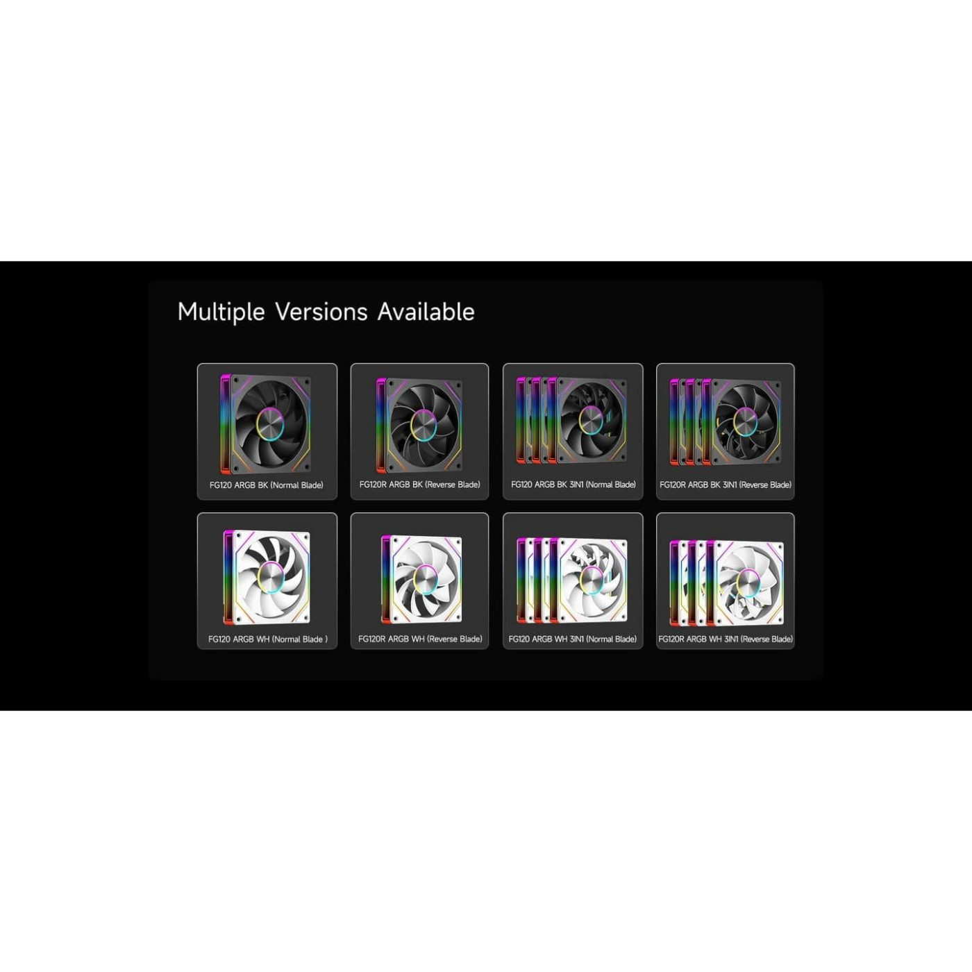 Вентилятор PCCOOLER FG120 ARGB BK (FIG120-BKAC112-GL)