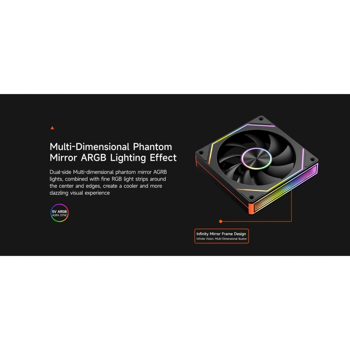 Вентилятор PCCOOLER FG120 ARGB BK (FIG120-BKAC112-GL)