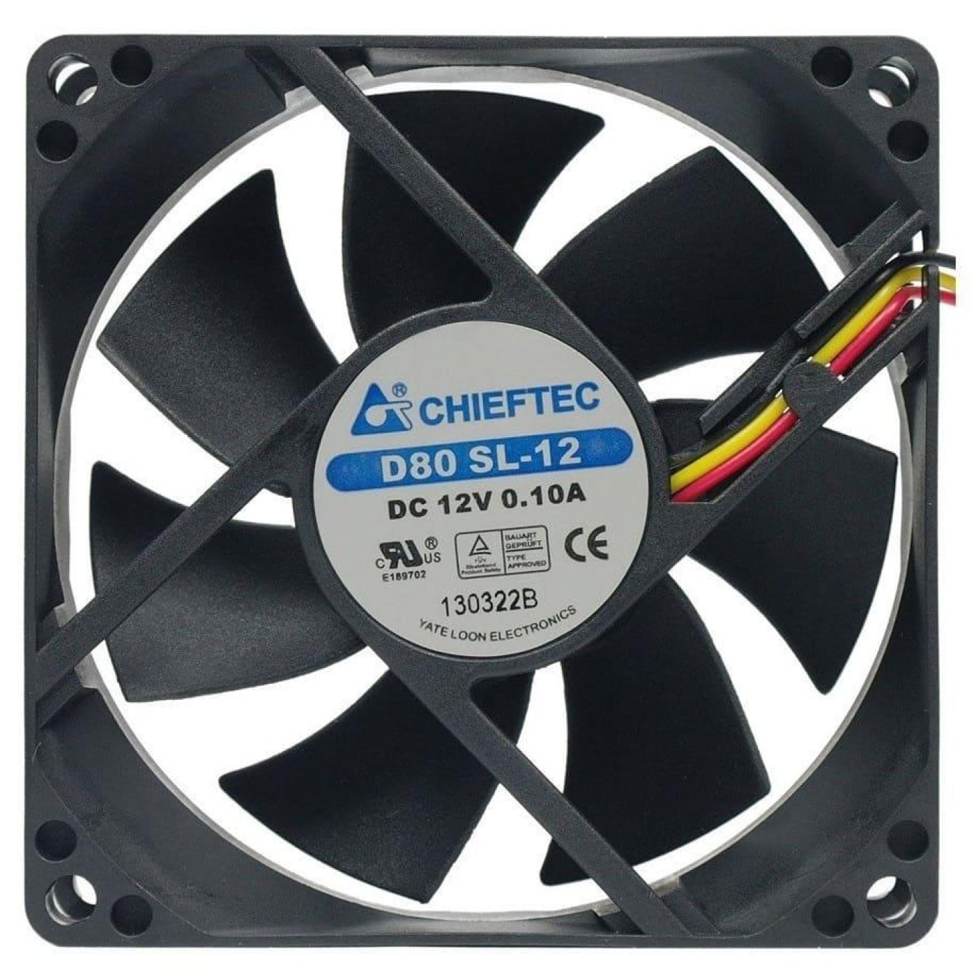 Вентилятор Chieftec Thermal Killer 80mm Black (AF-0825S)