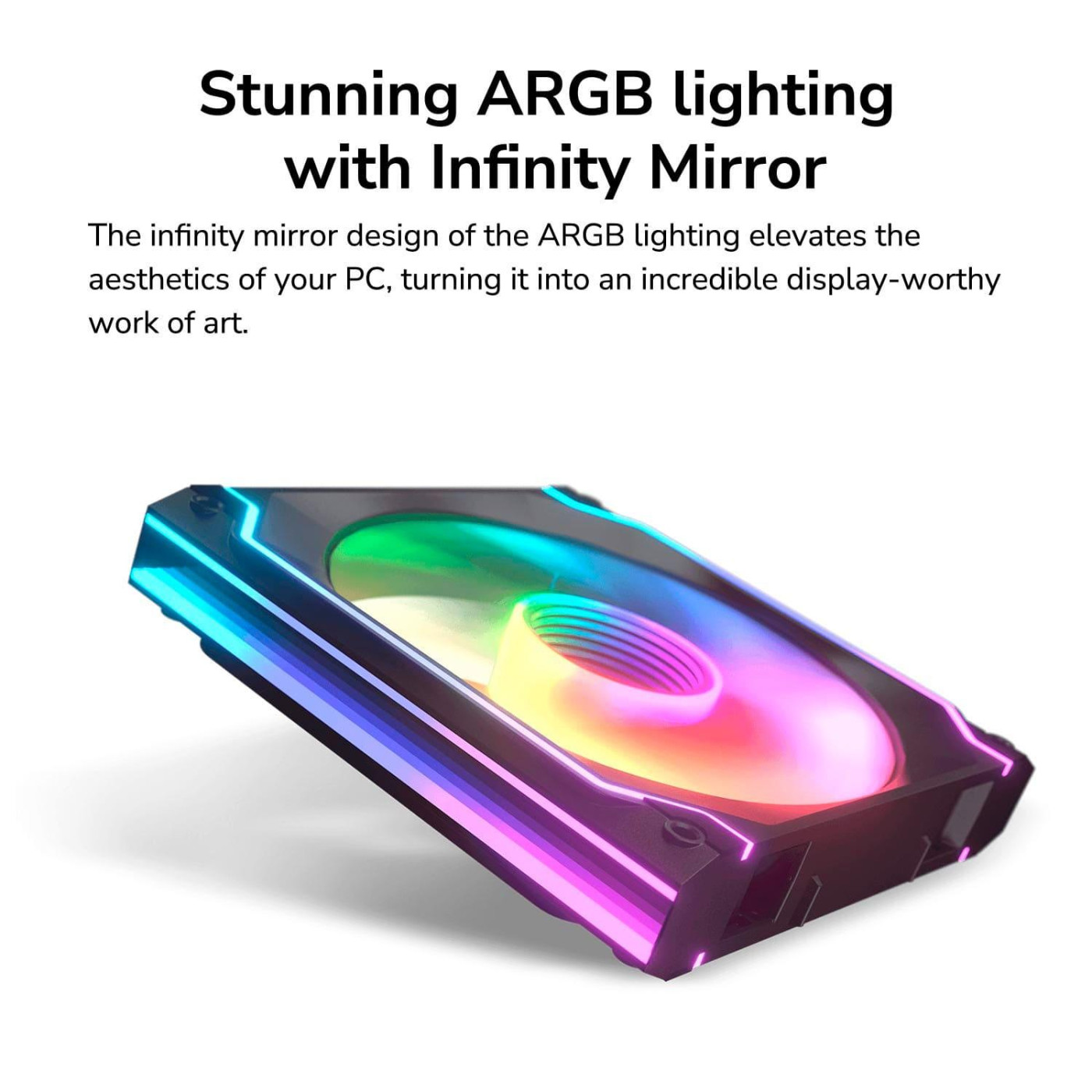 Вентилятор Cougar 140мм ARGB Revers (SC140 ARGB RB (White)) U1