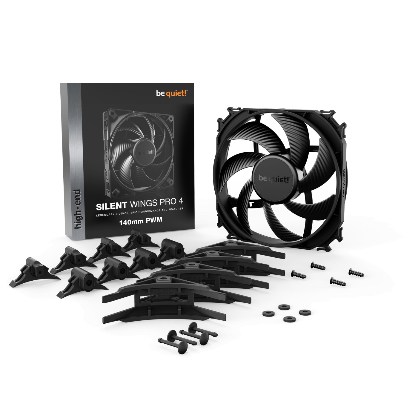 Вентилятор Be quiet! SILENT WINGS PRO 4 140mm PWM (BL099)