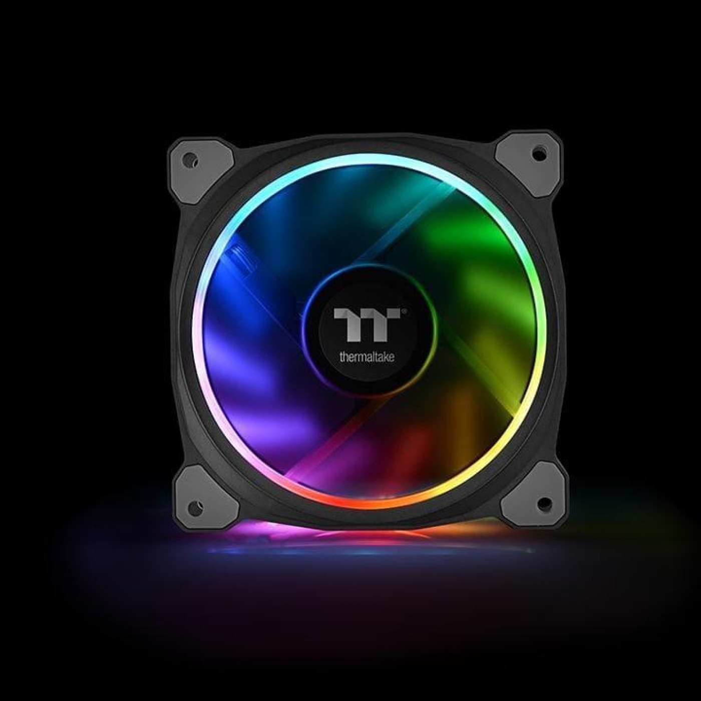 Вентилятор Thermaltake RGB Riing Plus 12 RGB Radiator Fan TT Premium Edition (комплект из 3-х) (CL-F053-PL12SW-A)