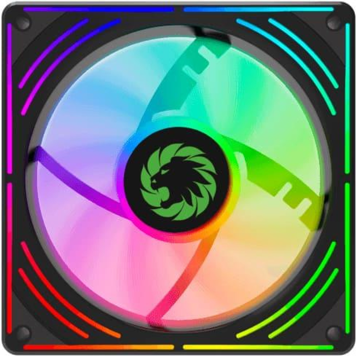 Комплект вентиляторів GameMax 3*120мм mm Black frame ARGB Fan RA300 BK (RA300 BK)