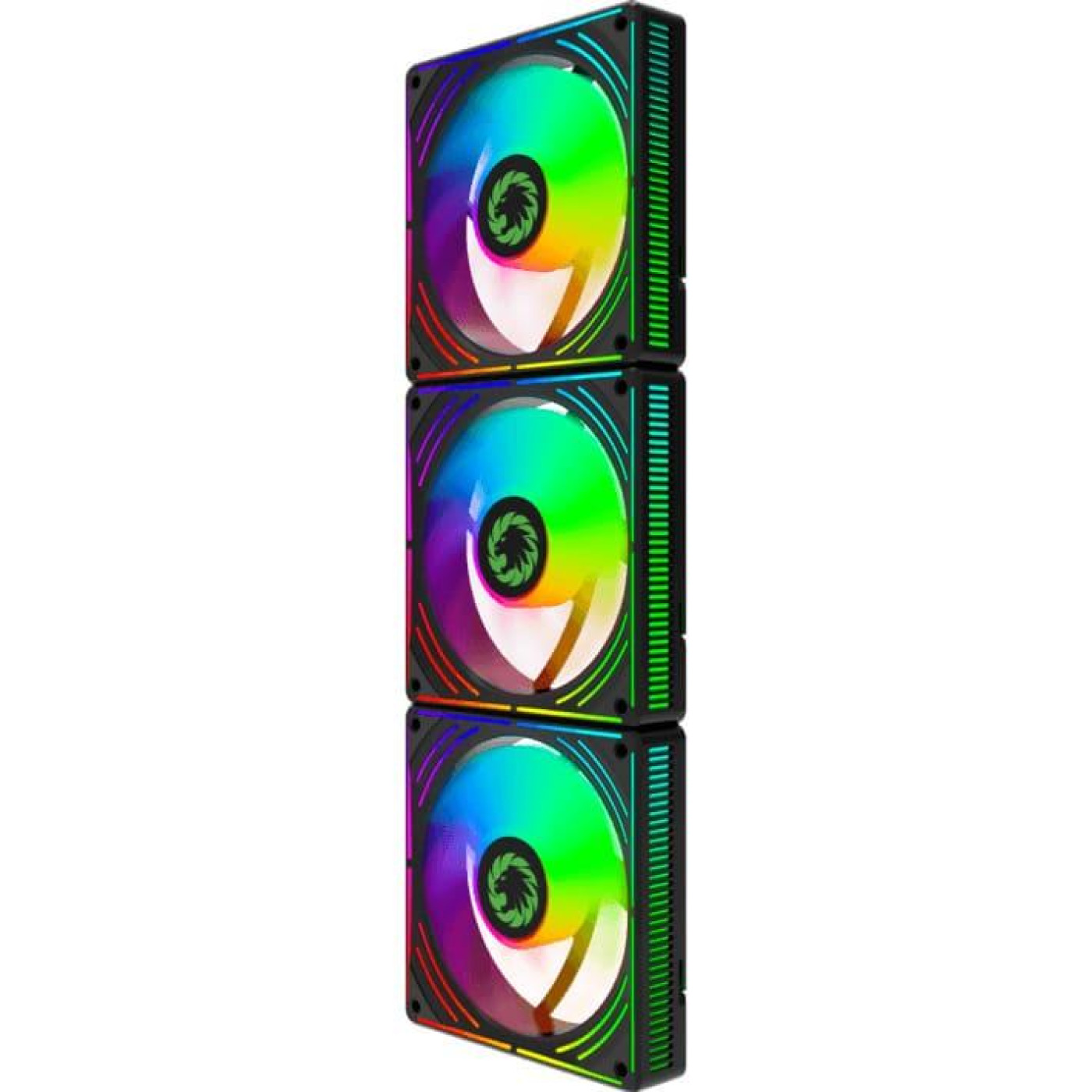 Комплект вентиляторів GameMax 3*120мм mm Black frame ARGB Fan RA300 BK (RA300 BK)