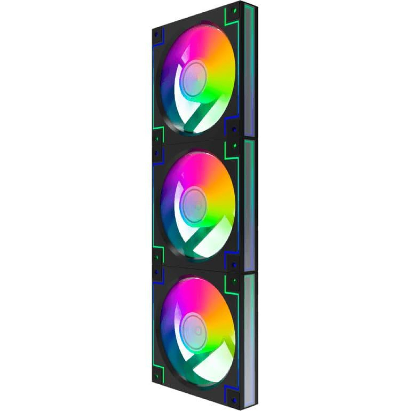 Комплект вентиляторів GameMax 3*120мм Black ARGB (RD300 BK)