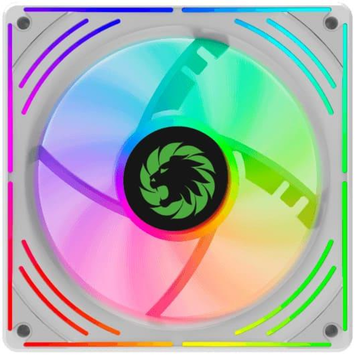 Комплект вентиляторів GameMax 3шт 3*120мм mm White frame ARGB RA300 WH (RA300 WH)