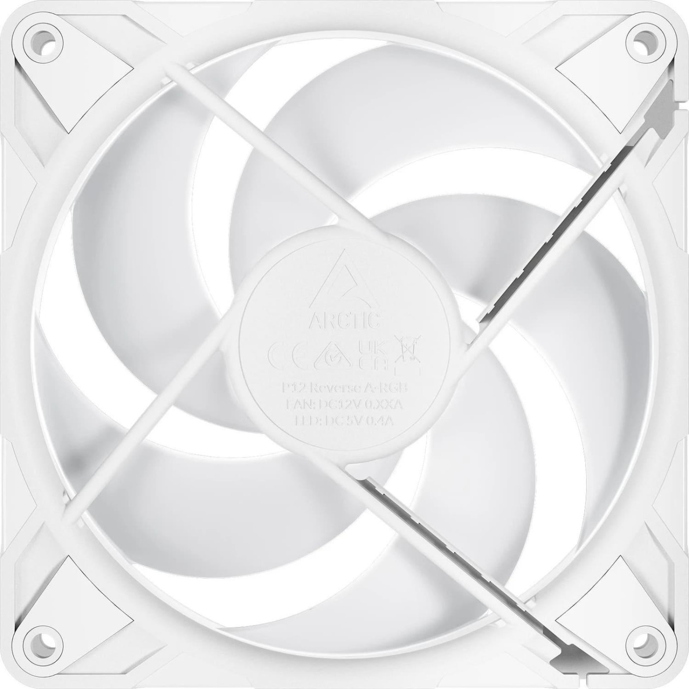 Вентилятор Arctic P12 PRO Reverse ARGB White (ACFAN00325A)