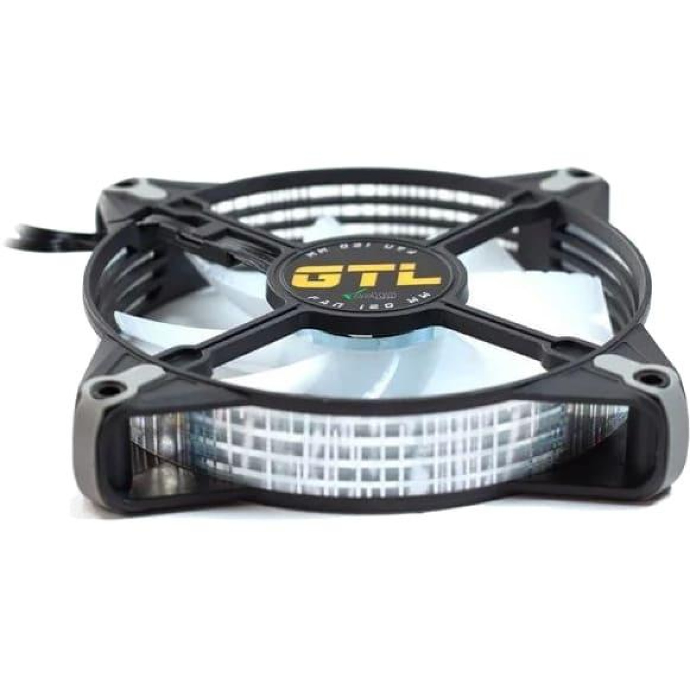 Вентилятор GTL 120 мм Multicolor B1, Black/White (GTL-120LMCB1P ARGB)