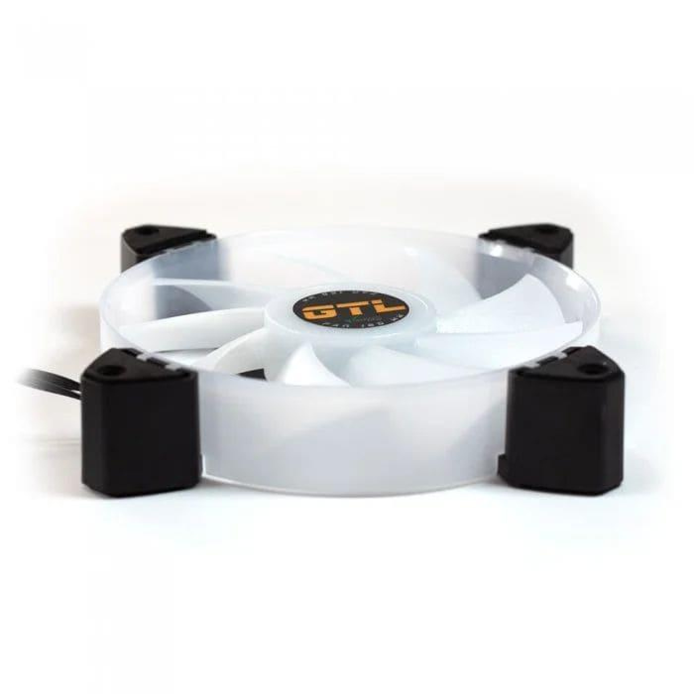 Вентилятор GTL 120 мм Multicolor B3, White/Black (GTL-120LMCB3P ARGB)