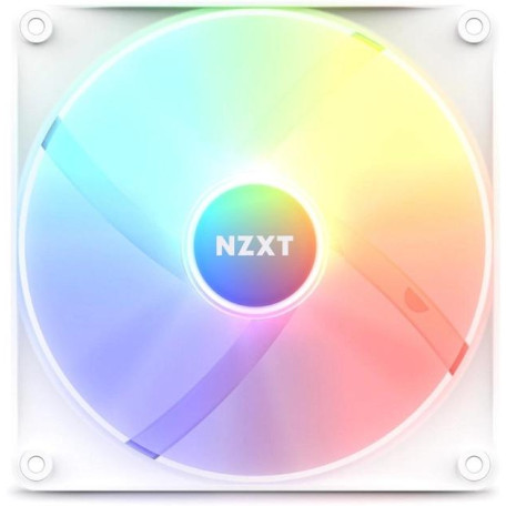 Вентилятор NZXT NZXT, F140RGB Core - 140mm - Hub-mounted RGB Fans-Single (White) (RF-C14SF-W1)