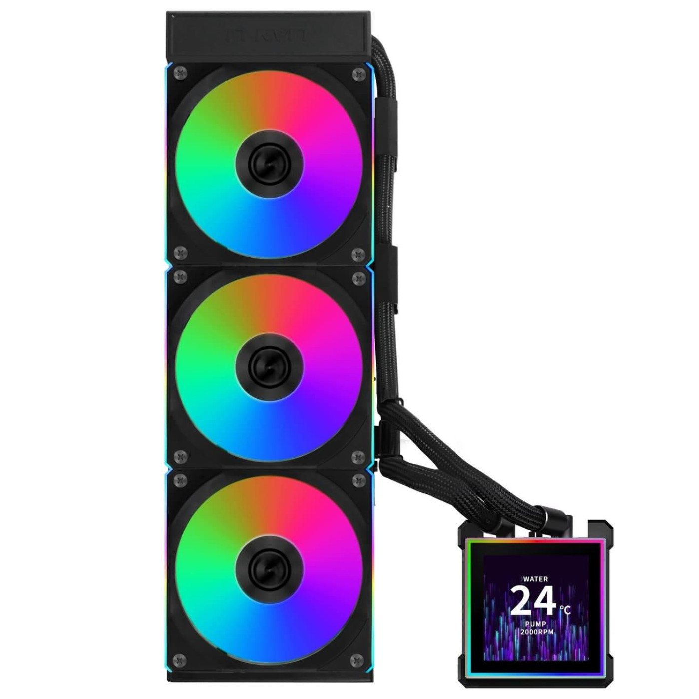 СВО Lian Li HydroShift II LCD-S 360CL Black (G89.GHS2LCDS36CB.000) (G89.GHS2LCDS36CB.00)