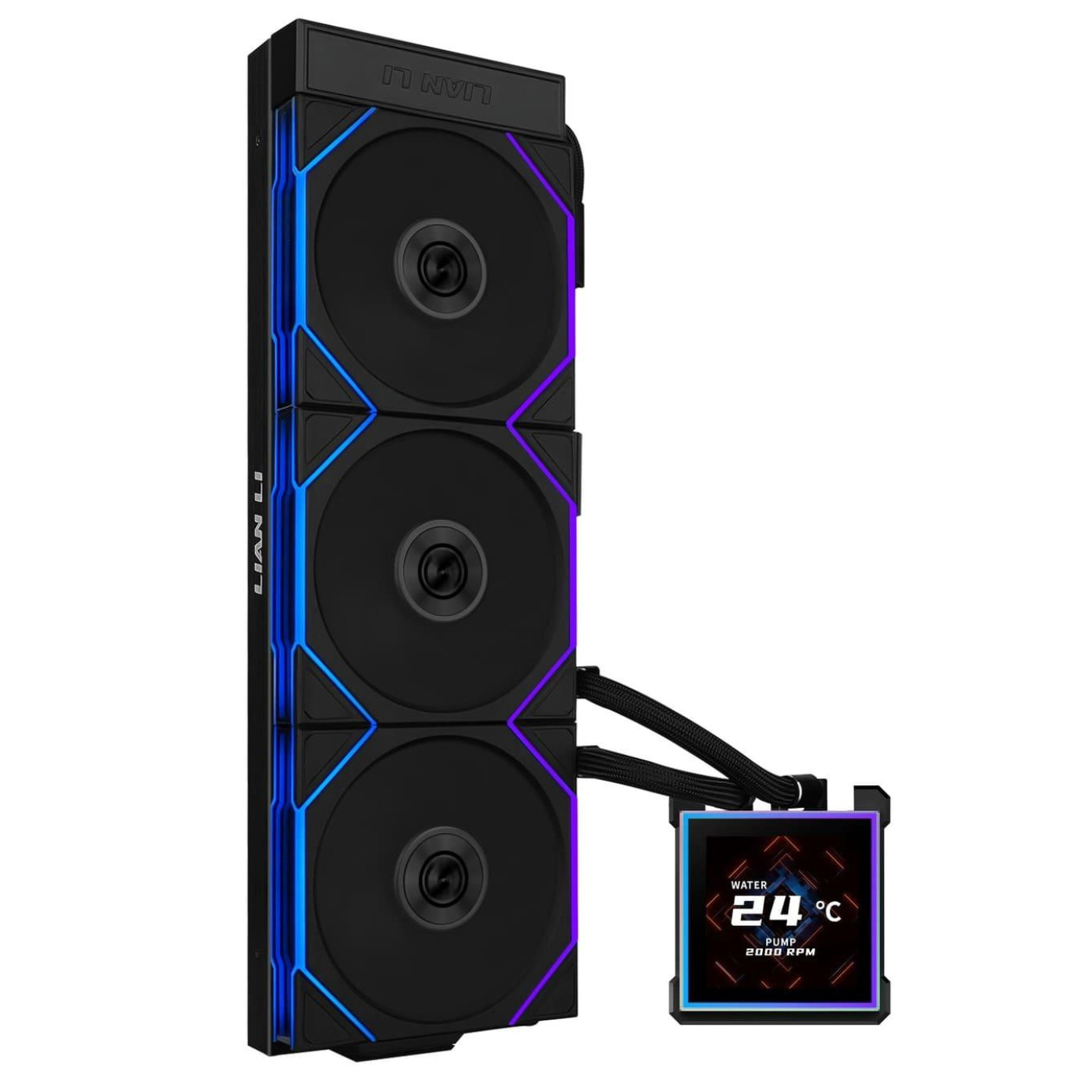 СВО Lian Li HydroShift II LCD-S 360TL Black (G89.GHS2LCDS36TB.00)