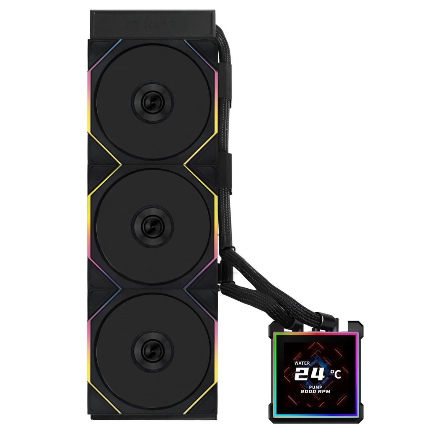 СВО Lian Li HydroShift II LCD-S 360TL Black (G89.GHS2LCDS36TB.00)